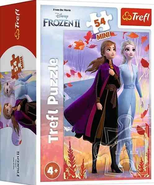Пазли 54 елемента Міні Анна та Ельза Дісней Крижане серце 2 Trefl 19639 Ціна (цена) 38.80грн. | придбати  купити (купить) Пазли 54 елемента Міні Анна та Ельза Дісней Крижане серце 2 Trefl 19639 доставка по Украине, купить книгу, детские игрушки, компакт диски 0