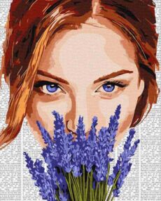 Розпис по номерах 40х50 КНО8595 Лаванда "Ідейка"