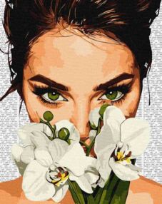 Розпис по номерах 40х50 КНО8596 Орхідея "Ідейка"