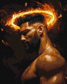 Розпис по номерах 40х50 КНО8613 Профіль мужності "Ідейка"