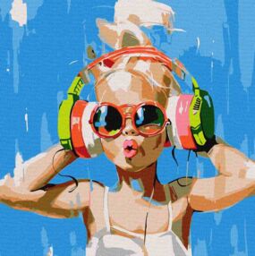 Розпис по номерах 50х50 КНО8545 Її літній біт "Ідейка"