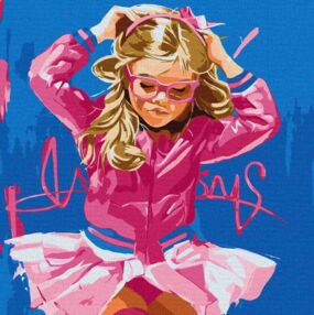 Розпис по номерах 50х50 КНО8557 Зефірна малишка "Ідейка"