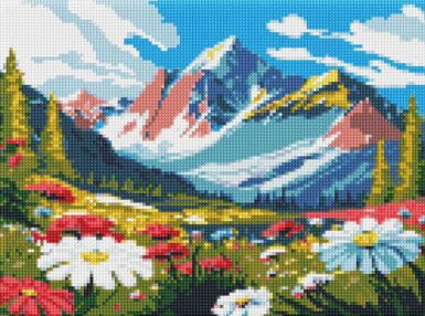 Алмазна мозаїка 30х40 АМО8136 Контрасти природи "Ідейка"