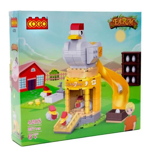 Конструктор 257 елементів Місто Курятник COGO 4208 Ціна (цена) 325.20грн. | придбати  купити (купить) Конструктор 257 елементів Місто Курятник COGO 4208 доставка по Украине, купить книгу, детские игрушки, компакт диски 0