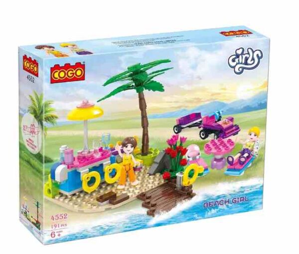 Конструктор 191 елемент Дівчатка На пляжі COGO 4550 Ціна (цена) 253.70грн. | придбати  купити (купить) Конструктор 191 елемент Дівчатка На пляжі COGO 4550 доставка по Украине, купить книгу, детские игрушки, компакт диски 0
