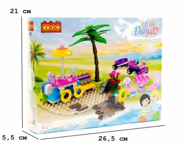 Конструктор 191 елемент Дівчатка На пляжі COGO 4550 Ціна (цена) 253.70грн. | придбати  купити (купить) Конструктор 191 елемент Дівчатка На пляжі COGO 4550 доставка по Украине, купить книгу, детские игрушки, компакт диски 1