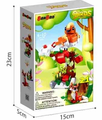 Конструктор Пташки 2 в 1 Барвиста пташка Лис 265 елементів Banbao ET616 Ціна (цена) 330.70грн. | придбати  купити (купить) Конструктор Пташки 2 в 1 Барвиста пташка Лис 265 елементів Banbao ET616 доставка по Украине, купить книгу, детские игрушки, компакт диски 2