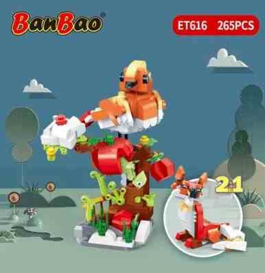 Конструктор Пташки 2 в 1 Барвиста пташка Лис 265 елементів Banbao ET616 Ціна (цена) 330.70грн. | придбати  купити (купить) Конструктор Пташки 2 в 1 Барвиста пташка Лис 265 елементів Banbao ET616 доставка по Украине, купить книгу, детские игрушки, компакт диски 1