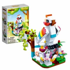 Конструктор Пташки 2 в 1 Папуга Єдиноріг 253 елемента Banbao ET613