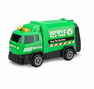 Сміттєвоз машинка інерційна зі світловими та звуковими ефектами 38,5 х 15 х 21,1 см Kool DHTFC10347
