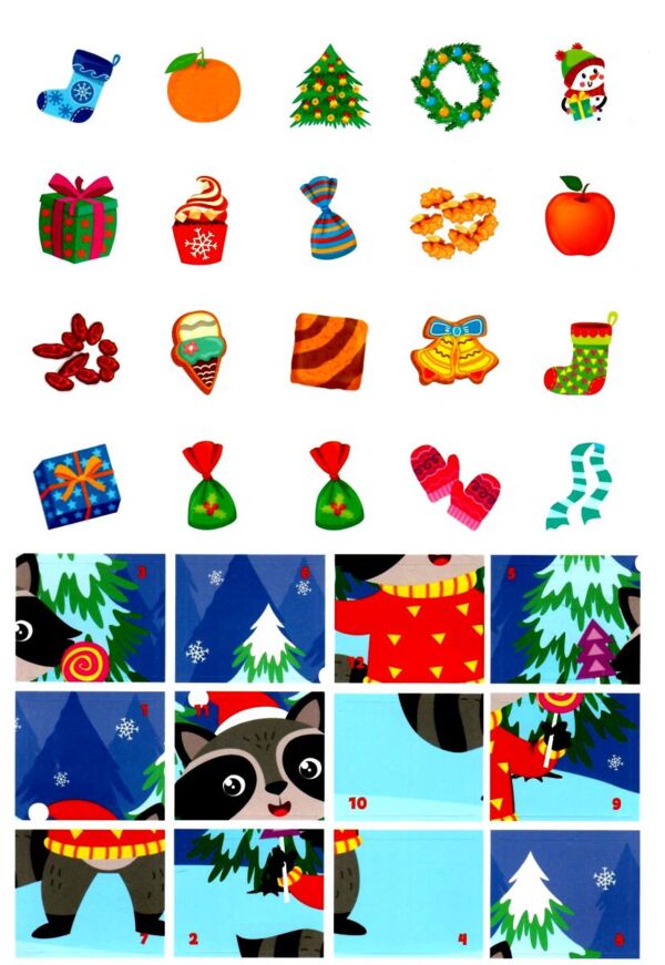 Адвент-розвивалка Сніговик Ула Ціна (цена) 79.00грн. | придбати  купити (купить) Адвент-розвивалка Сніговик Ула доставка по Украине, купить книгу, детские игрушки, компакт диски 3