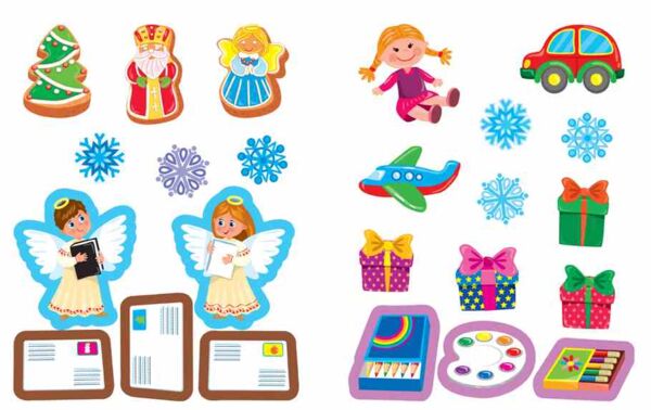 Наліпки для найменших Святий Миколай Ціна (цена) 23.30грн. | придбати  купити (купить) Наліпки для найменших Святий Миколай доставка по Украине, купить книгу, детские игрушки, компакт диски 2