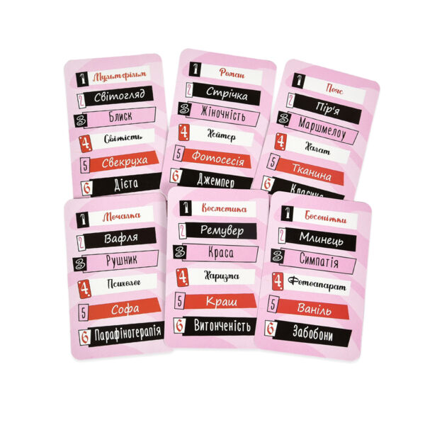 Гра карткова  Дівочі пояснення 30542 Ціна (цена) 79.30грн. | придбати  купити (купить) Гра карткова  Дівочі пояснення 30542 доставка по Украине, купить книгу, детские игрушки, компакт диски 3