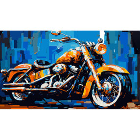 Розпис по номерах 52х25 WW168 Ретро-байк "Strateg"