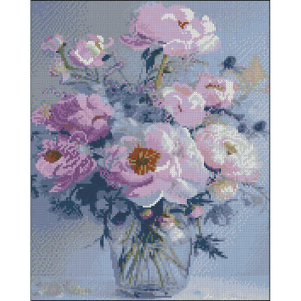 Алмазна мозаїка б/підрамн 40х50 ZAV4050-45 Ваза з квітами Strateg Ціна (цена) 164.58грн. | придбати  купити (купить) Алмазна мозаїка б/підрамн 40х50 ZAV4050-45 Ваза з квітами Strateg доставка по Украине, купить книгу, детские игрушки, компакт диски 0