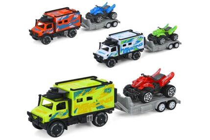 Трейлер інерційний з причепом квадроцикл 1895-21 96шт