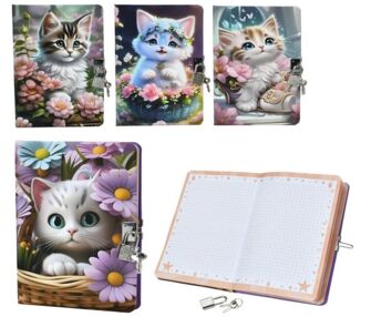 Блокнот кошеня 4 види  МК 5695