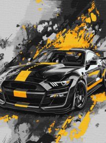 Розпис по номерах 30х40 КНО5155 Спортивний стиль "Ідейка"