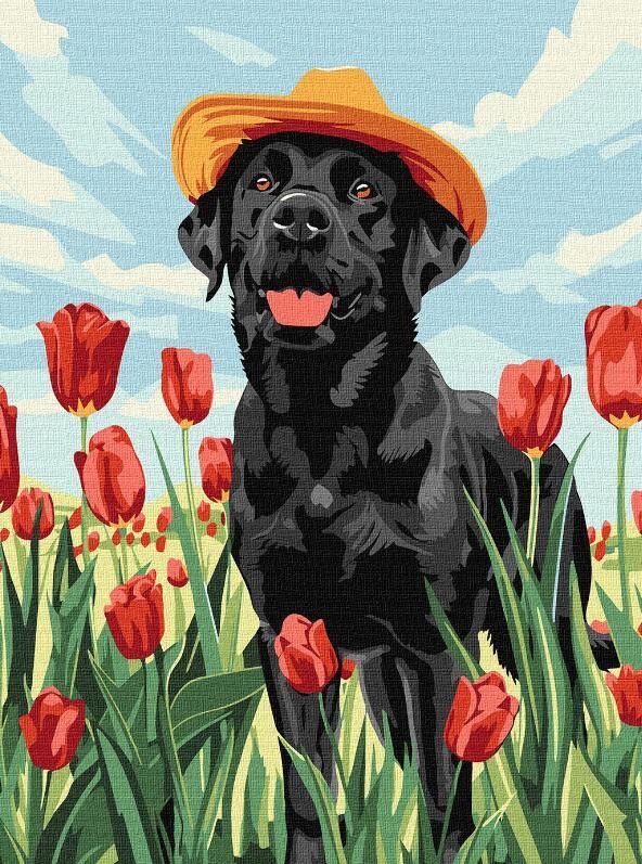 Розпис по номерах 30х40 КНО6621 Чарівний лабрадор Ідейка Ціна (цена) 158.70грн. | придбати  купити (купить) Розпис по номерах 30х40 КНО6621 Чарівний лабрадор Ідейка доставка по Украине, купить книгу, детские игрушки, компакт диски 0