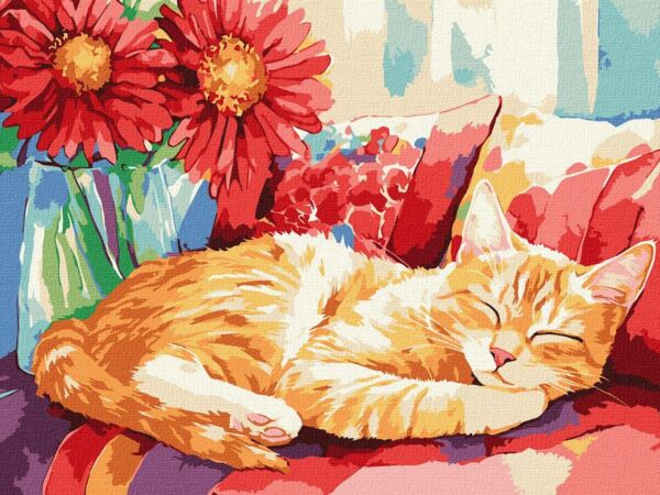 Розпис по номерах 30х40 КНО6709 Денний сон Ідейка Ціна (цена) 176.30грн. | придбати  купити (купить) Розпис по номерах 30х40 КНО6709 Денний сон Ідейка доставка по Украине, купить книгу, детские игрушки, компакт диски 0