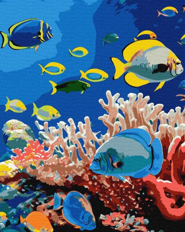 Розпис по номерах 40х50 КНО6704 Життя океану Ідейка Ціна (цена) 201.90грн. | придбати  купити (купить) Розпис по номерах 40х50 КНО6704 Життя океану Ідейка доставка по Украине, купить книгу, детские игрушки, компакт диски 0