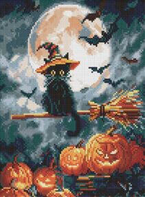 Алмазна мозаїка 30х40 АММ20005 Маленький чаклун "Ідейка"