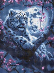 Алмазна мозаїка 30х40 АМО8166 Місячна тиша "Ідейка"