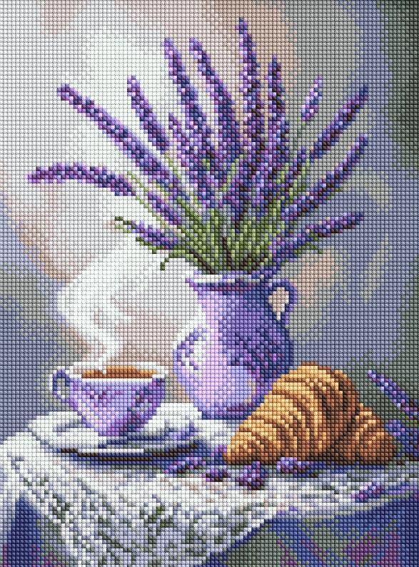 Алмазна мозаїка 30х40 АМО8208 Лавандовий натюрморт Ідейка Ціна (цена) 268.80грн. | придбати  купити (купить) Алмазна мозаїка 30х40 АМО8208 Лавандовий натюрморт Ідейка доставка по Украине, купить книгу, детские игрушки, компакт диски 0