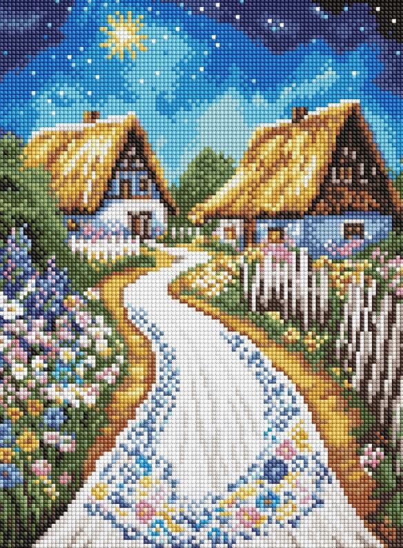 Алмазна мозаїка 30х40 АМО8219 Хатина Ідейка Ціна (цена) 268.80грн. | придбати  купити (купить) Алмазна мозаїка 30х40 АМО8219 Хатина Ідейка доставка по Украине, купить книгу, детские игрушки, компакт диски 0