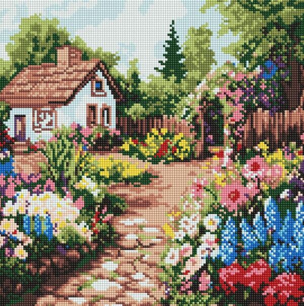 Алмазна мозаїка 40х40 АМО8232 Квіткові клумби біля будинку Ідейка Ціна (цена) 296.20грн. | придбати  купити (купить) Алмазна мозаїка 40х40 АМО8232 Квіткові клумби біля будинку Ідейка доставка по Украине, купить книгу, детские игрушки, компакт диски 0