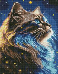 Алмазна мозаїка 40х50 АМО7928 Магія космосу з АВ стразами "Ідейка"