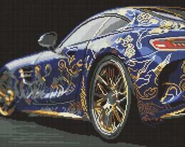 Алмазна мозаїка 40х50 АМО8183 Вишукана машина "Ідейка"