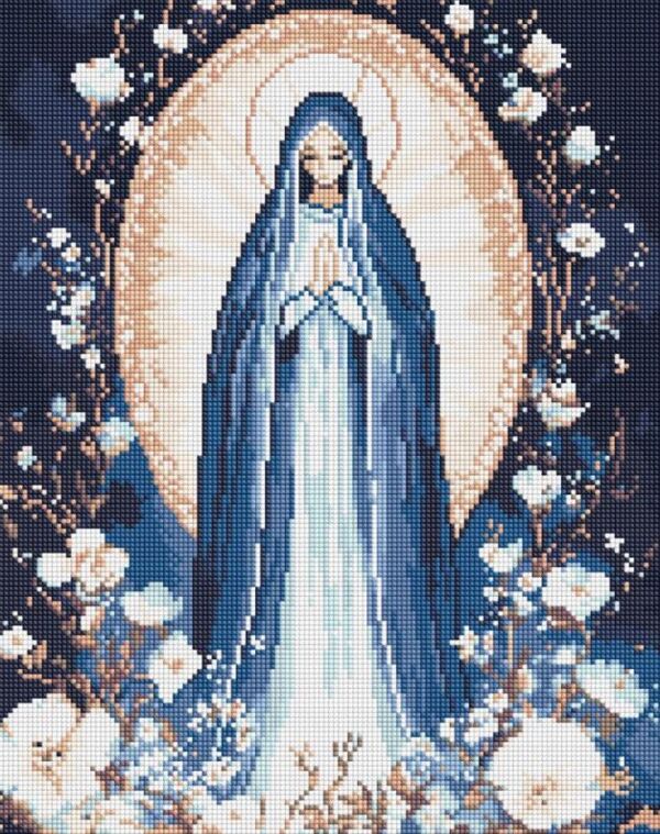 Алмазна мозаїка 40х50 АМО8201 Непорочна діва Ідейка Ціна (цена) 316.70грн. | придбати  купити (купить) Алмазна мозаїка 40х50 АМО8201 Непорочна діва Ідейка доставка по Украине, купить книгу, детские игрушки, компакт диски 0
