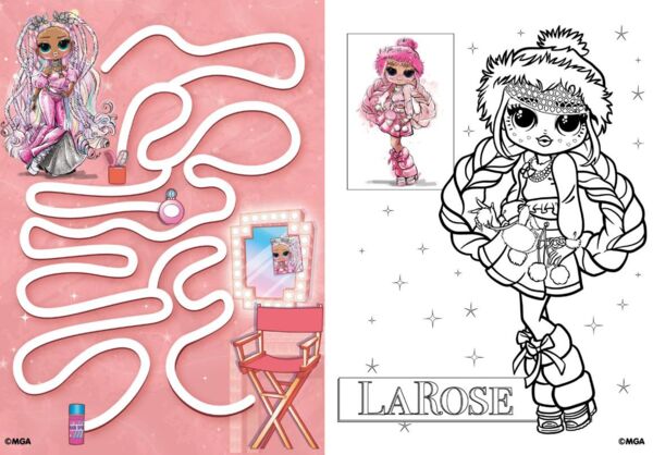Розмальовка зі стікерами Fashion show laRose Ідейка LCB2 Ціна (цена) 56.00грн. | придбати  купити (купить) Розмальовка зі стікерами Fashion show laRose Ідейка LCB2 доставка по Украине, купить книгу, детские игрушки, компакт диски 2