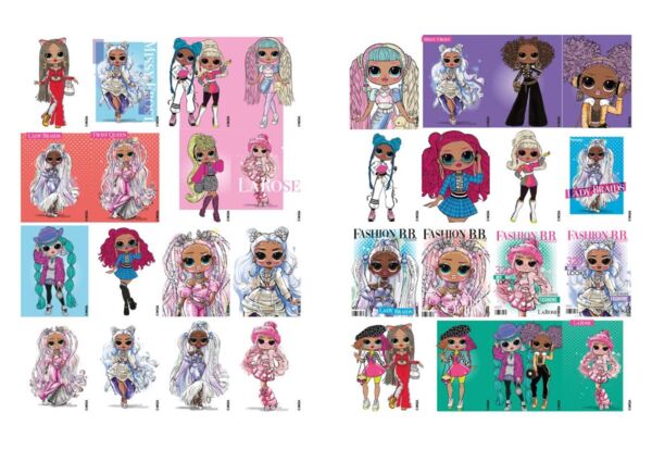 Розмальовка зі стікерами Fashion show laRose Ідейка LCB2 Ціна (цена) 56.00грн. | придбати  купити (купить) Розмальовка зі стікерами Fashion show laRose Ідейка LCB2 доставка по Украине, купить книгу, детские игрушки, компакт диски 1