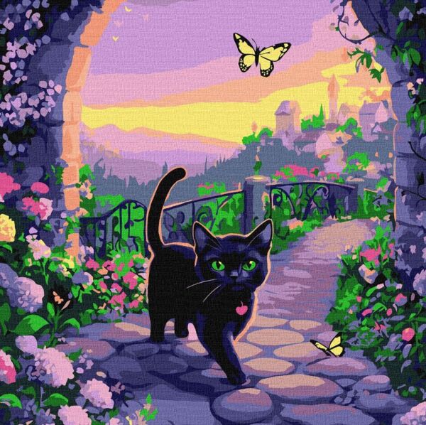 Розпис по номерах 40х40 КНО6780 Казковий кіт Ідейка Ціна (цена) 186.00грн. | придбати  купити (купить) Розпис по номерах 40х40 КНО6780 Казковий кіт Ідейка доставка по Украине, купить книгу, детские игрушки, компакт диски 0