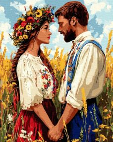 Розпис по номерах 40х50 КНО8667 Незламні та нерозлучні "Ідейка"