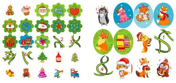 Зимові наліпки Лисичка Ціна (цена) 27.89грн. | придбати  купити (купить) Зимові наліпки Лисичка доставка по Украине, купить книгу, детские игрушки, компакт диски 3