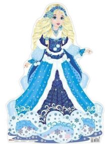 Набір прикрас Дівчина-зима Набір прикрас Дівчина-зима