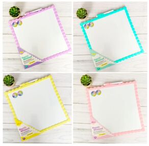 Дошка дитяча сухостираюча маркер+магніти 29 х 29 см  JL-116