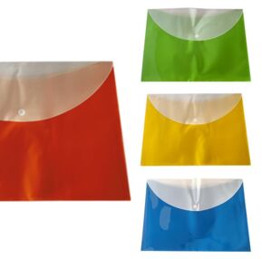 Папка пластикова А4 НА КНОПЦІ двоколірна 3-9 Папка пластикова А4 НА КНОПЦІ двоколірна 3-9