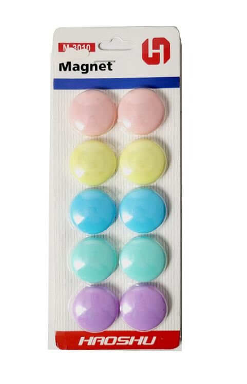 Магніти для дошки 10 штук діаметр 3 см пастель М-3010 Ціна (цена) 21.40грн. | придбати  купити (купить) Магніти для дошки 10 штук діаметр 3 см пастель М-3010 доставка по Украине, купить книгу, детские игрушки, компакт диски 0