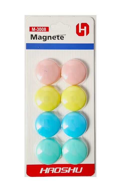 Магніти для дошки 8 штук діаметр 3 см пастель М-3008 Ціна (цена) 16.80грн. | придбати  купити (купить) Магніти для дошки 8 штук діаметр 3 см пастель М-3008 доставка по Украине, купить книгу, детские игрушки, компакт диски 0
