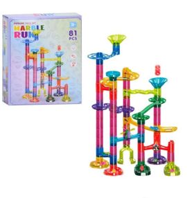 Конструктор трубчатий лабіринт - гірки кульки світло 81 деталей K35