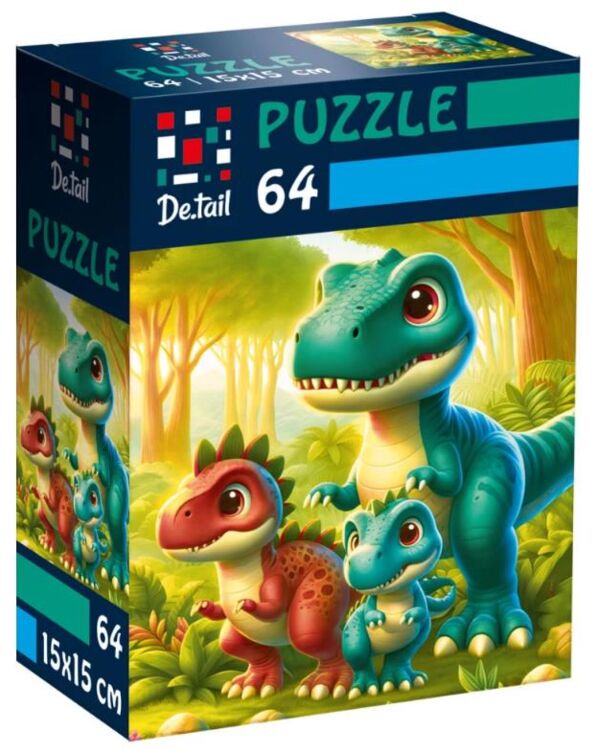Пазли Веселі динозаврики 64 елемента DT1234-21 Ціна (цена) 33.60грн. | придбати  купити (купить) Пазли Веселі динозаврики 64 елемента DT1234-21 доставка по Украине, купить книгу, детские игрушки, компакт диски 0
