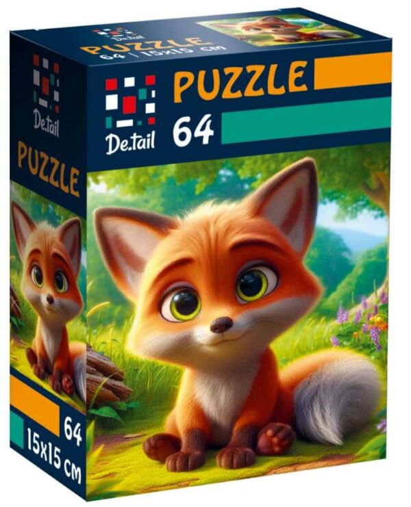 Пазли Допитливе лисеня 64 елемента DT1234-07 Ціна (цена) 33.60грн. | придбати  купити (купить) Пазли Допитливе лисеня 64 елемента DT1234-07 доставка по Украине, купить книгу, детские игрушки, компакт диски 0