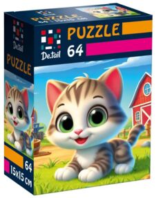 Пазли Забавне кошеня 64 елемента DT1234-24