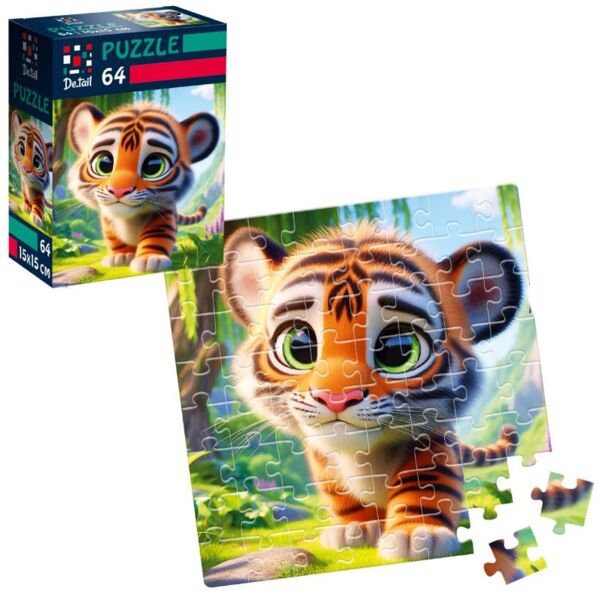 Пазли Миле тигреня  64 елемента DT1234-15 Ціна (цена) 33.60грн. | придбати  купити (купить) Пазли Миле тигреня  64 елемента DT1234-15 доставка по Украине, купить книгу, детские игрушки, компакт диски 1