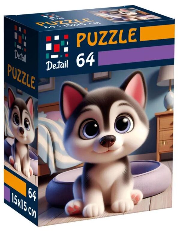 Пазли Милий хаскі 64 елемента DT1234-16 Ціна (цена) 33.60грн. | придбати  купити (купить) Пазли Милий хаскі 64 елемента DT1234-16 доставка по Украине, купить книгу, детские игрушки, компакт диски 0