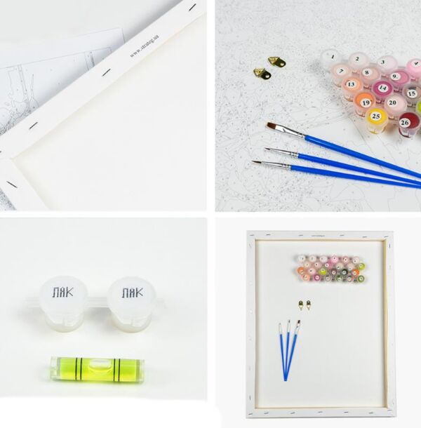 Розпис по номерах 40х40 SK052 Подарунки з гномиком Strateg Ціна (цена) 199.95грн. | придбати  купити (купить) Розпис по номерах 40х40 SK052 Подарунки з гномиком Strateg доставка по Украине, купить книгу, детские игрушки, компакт диски 1